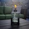 Lamplight TIKI Black/Clear Glass/Metal 6.5 in. Elevated Tabletop Torch 1 pc 1120062 - alternate 5